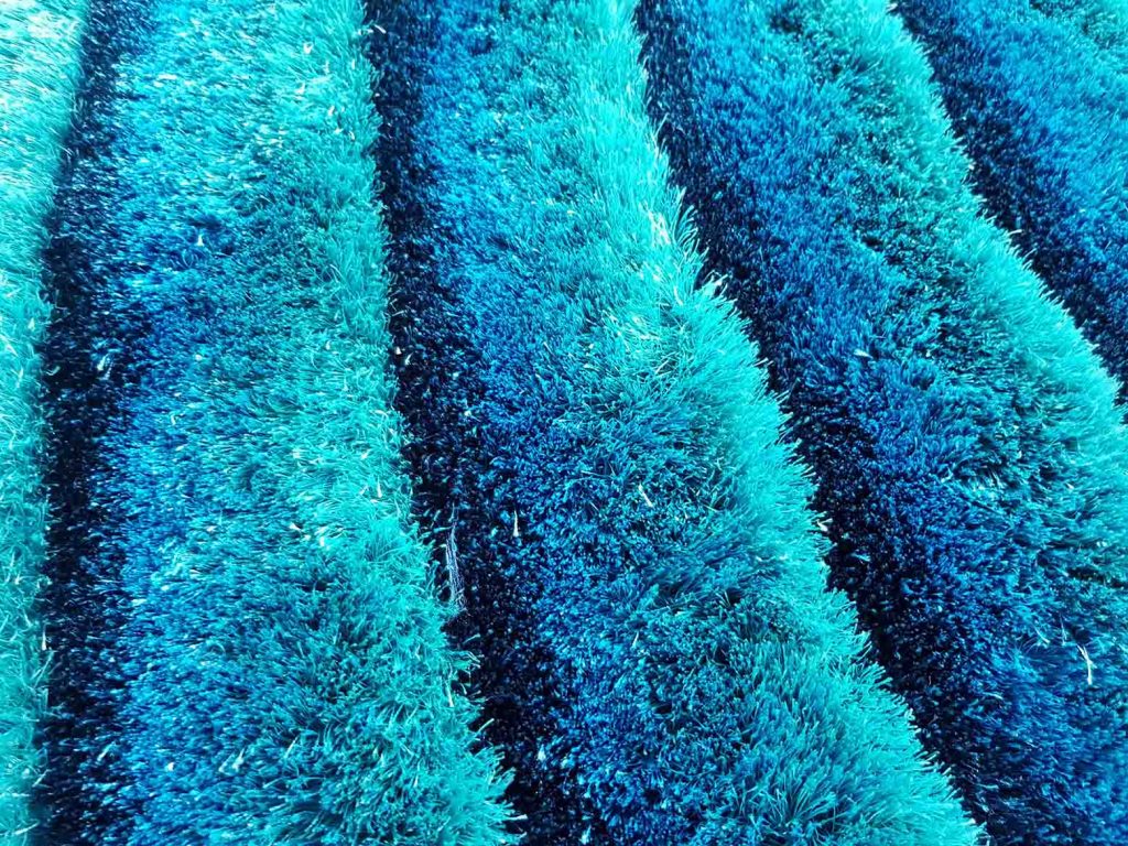 BRAND NEW 3D CUT ART SILK AREA RUG ON HEAVY COTTON BASE 2 COLOURS AVAILABLE