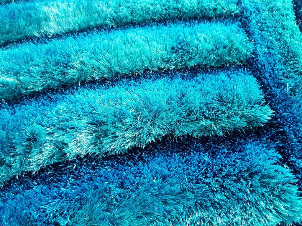 BRAND NEW 3D CUT ART SILK AREA RUG ON HEAVY COTTON BASE 2 COLOURS AVAILABLE