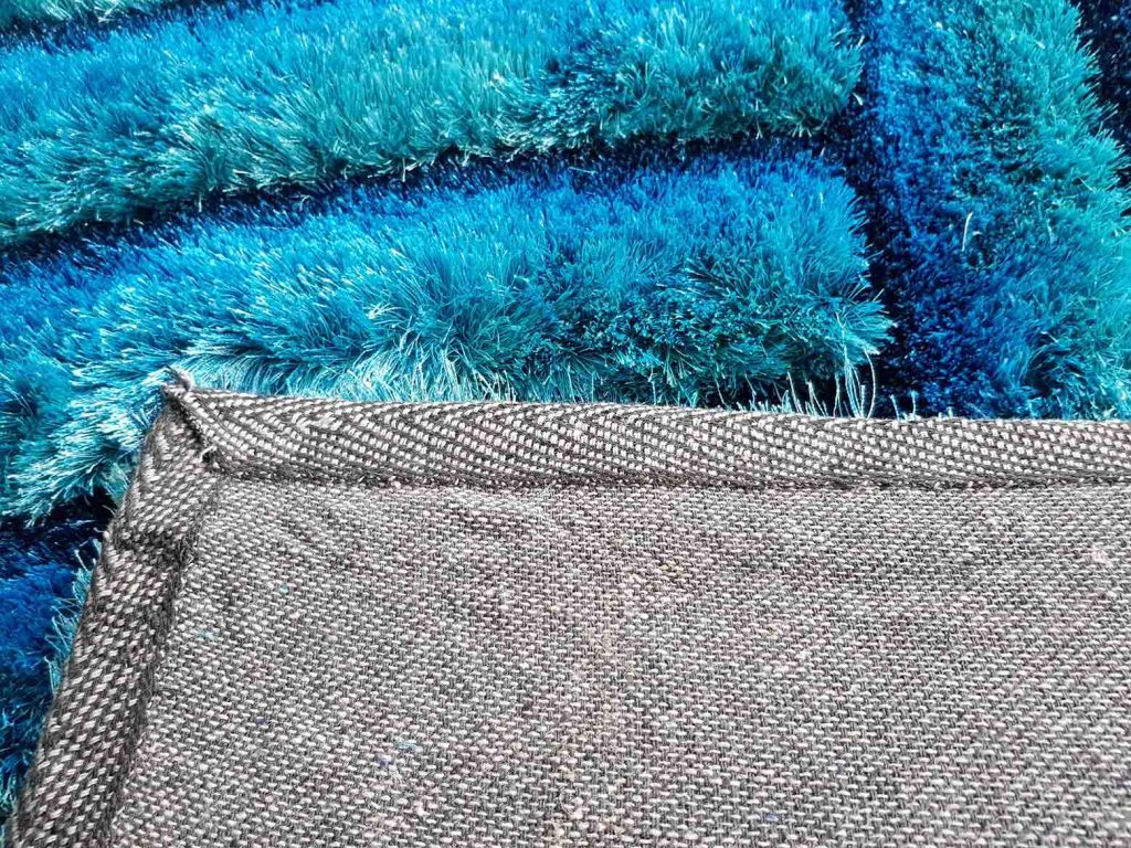 BRAND NEW 3D CUT ART SILK AREA RUG ON HEAVY COTTON BASE 2 COLOURS AVAILABLE