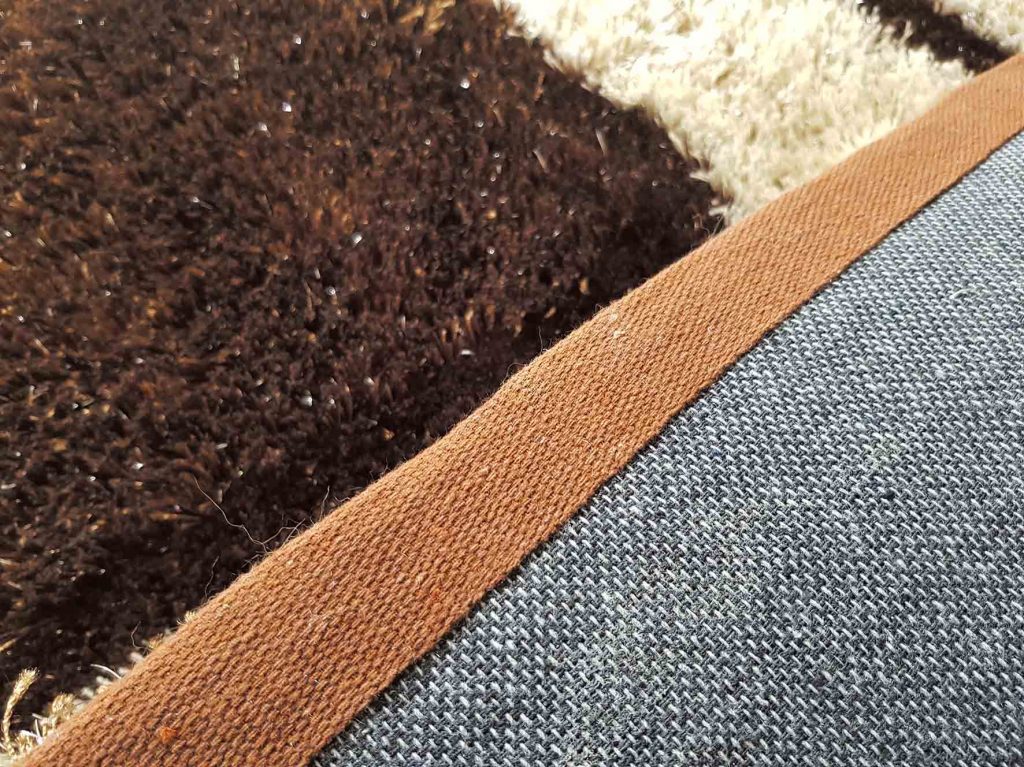 BRAND NEW ART SILK AREA RUG ON HEAVY COTTON BASE  #H026