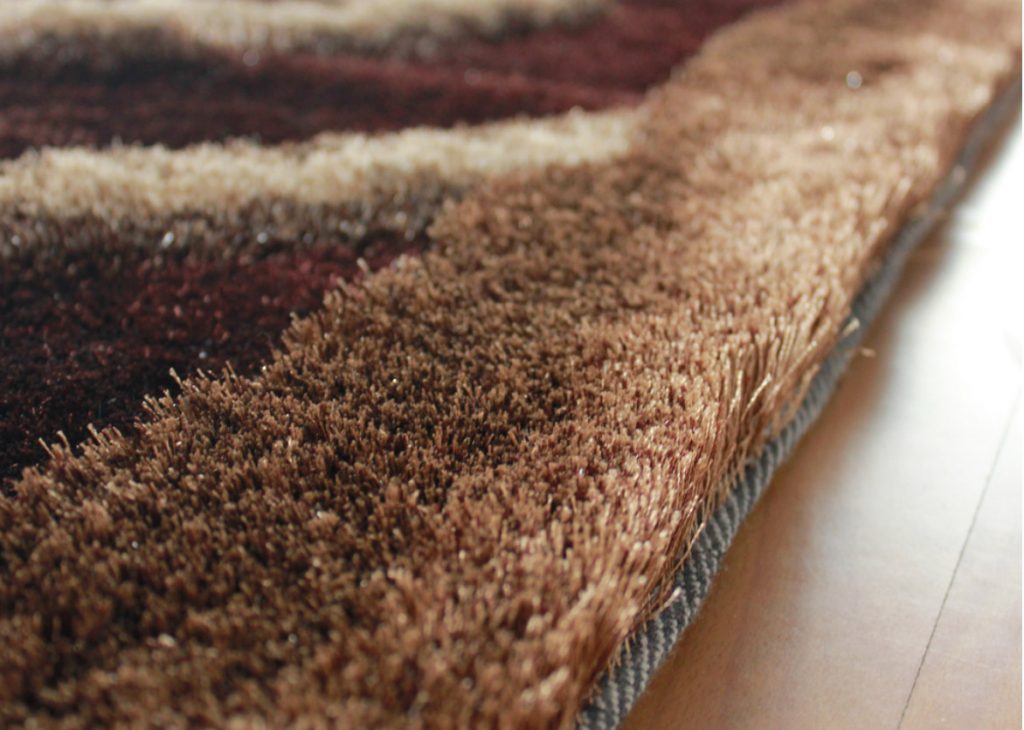 BRAND NEW 3D CUT AREA RUG "ISLAND" ON HEAVY COTTON BASE 2 COLOURS AVAILABLE