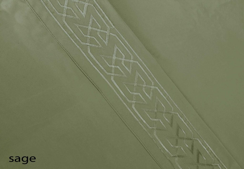BRAND NEW QUALITY 4 piece embroidered sheet set CHOICE OF COLOURS