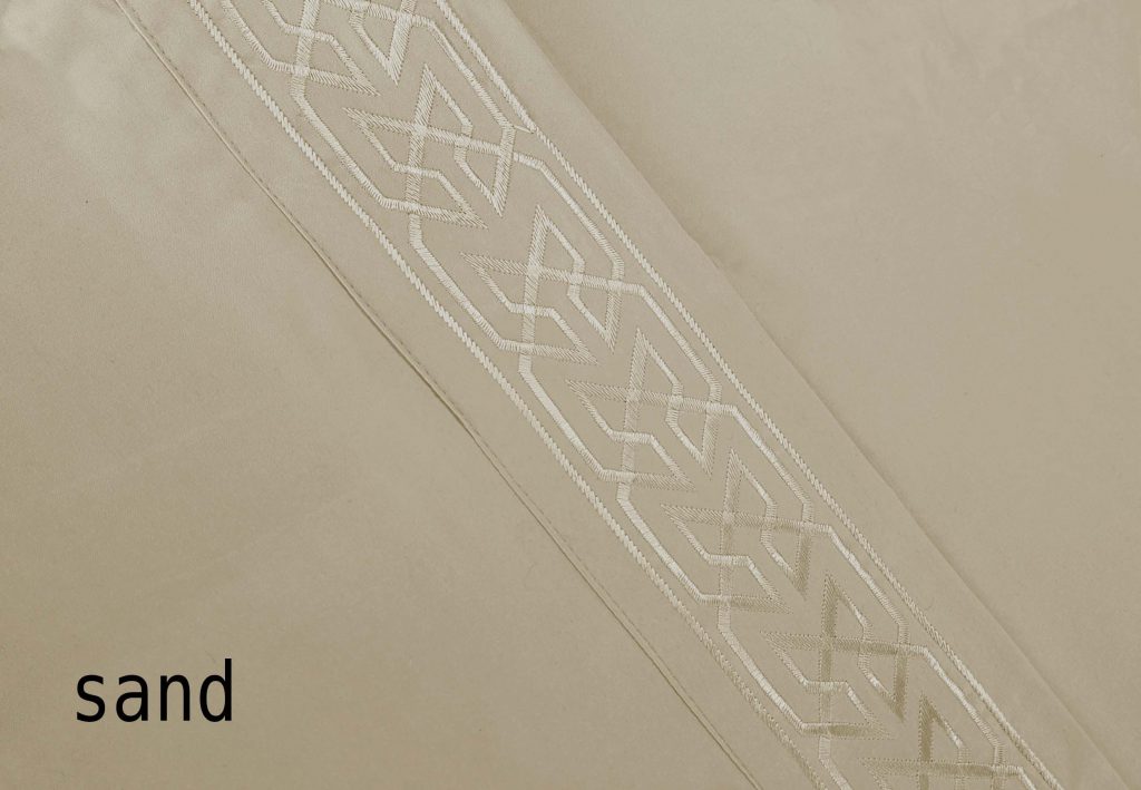 BRAND NEW QUALITY 4 piece embroidered sheet set CHOICE OF COLOURS