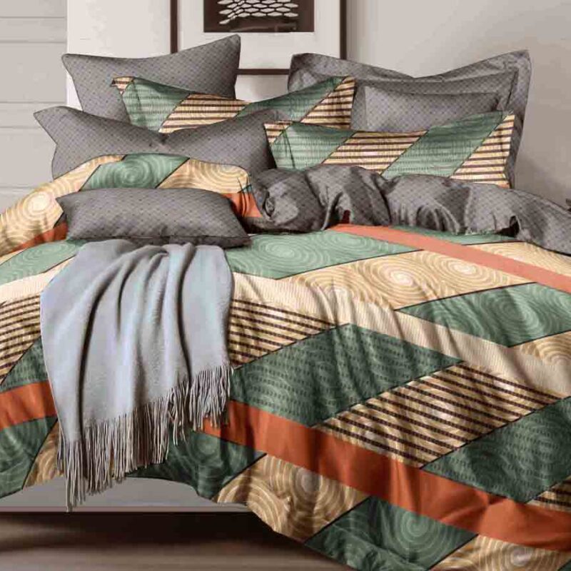 BRAND NEW 1000 TC HIGH Quality 3P DUVET COVER SET with OXFORD PILLOW CASES style #02c