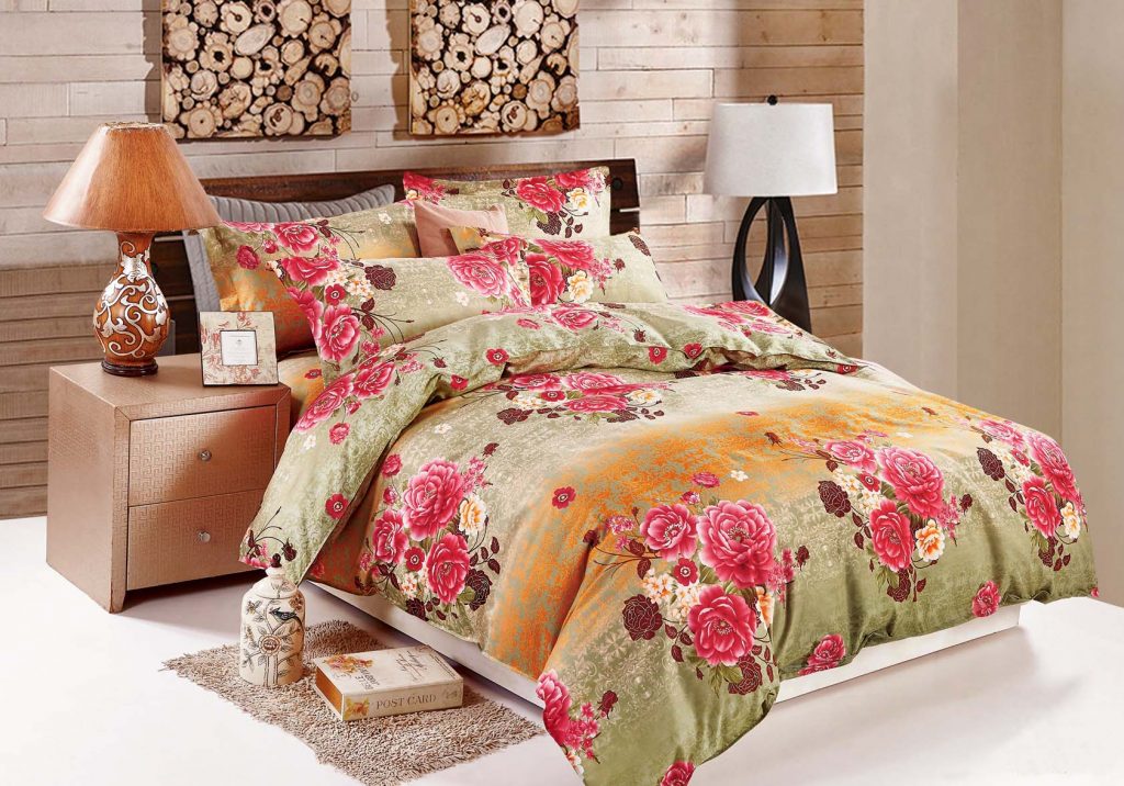 Quality 3 piece duvet cover set style #09B