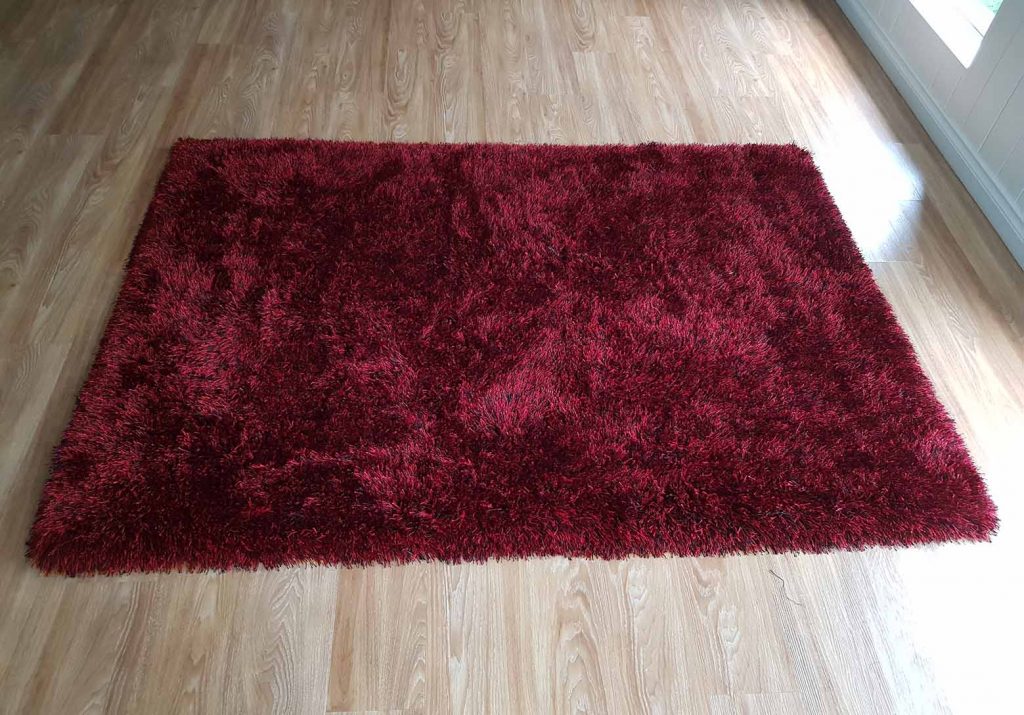 BRAND NEW THICK SHAGGY  AREA RUG ON HEAVY COTTON BASE  #ZX-7