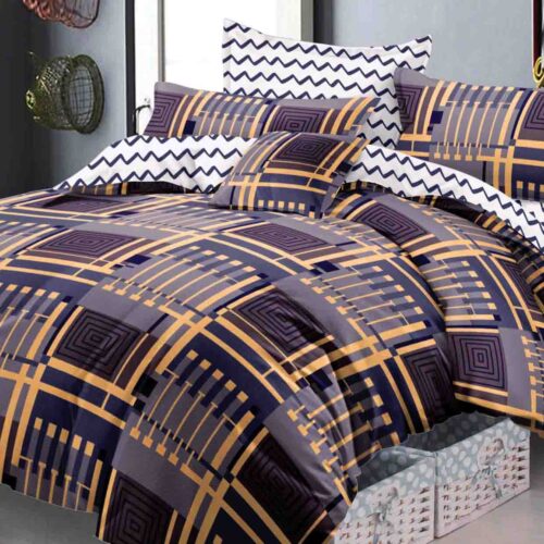 Quality 3P DUVET COVER SET with OXFORD PILLOW CASES style #011c