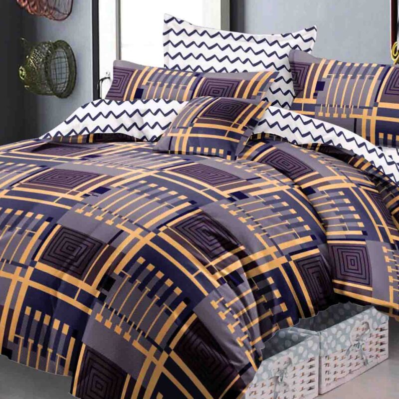Quality 3P DUVET COVER SET with OXFORD PILLOW CASES style #011c