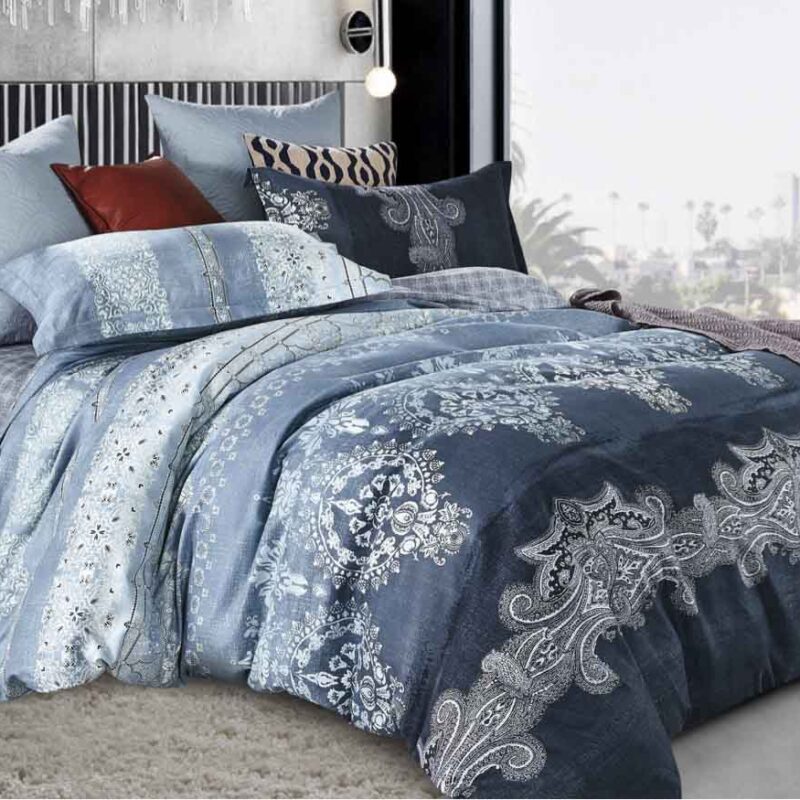 BRAND NEW 1000 TC HIGH Quality 3P DUVET COVER SET with OXFORD PILLOW CASES style #015c