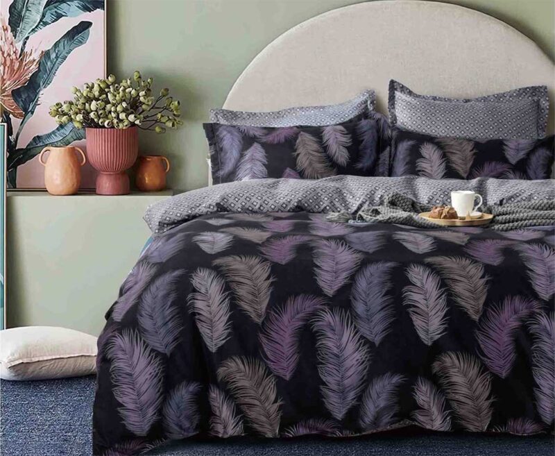 BRAND NEW 1000 TC HIGH Quality 3P DUVET COVER SET with OXFORD PILLOW CASES style #02d