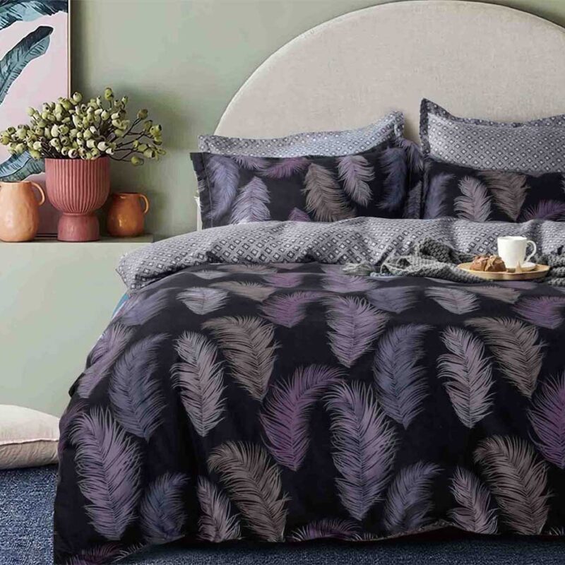 BRAND NEW 1000 TC HIGH Quality 3P DUVET COVER SET with OXFORD PILLOW CASES style #02d