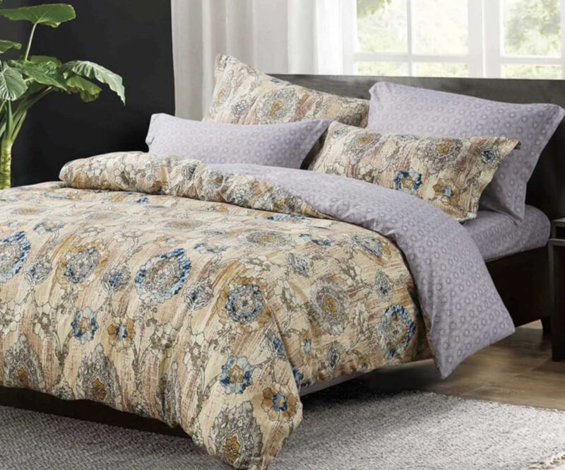 BRAND NEW 1000 TC HIGH Quality 3P DUVET COVER SET with OXFORD PILLOW CASES style #04d