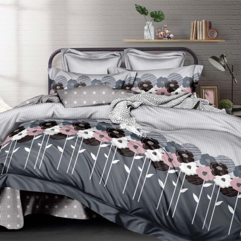 BRAND NEW 600 TC HIGH Quality 3P DUVET COVER SET with OXFORD PILLOW CASES style #08d